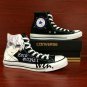 Vampire Knight Kiryu Zero High Top Converse Sneakers Hand Painted Shoes BlackCanvas Sneakers