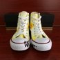 Anime Barakamon Converse Shoes Gifts Men Women Hand Painted Shoes High Top Canvas Sneakers