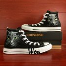 Black Converse Sneaker Custom Pet Cat Hand Painted Shoes Fashion High Top Canvas Sneakers Gifts
