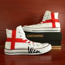 Custom Design Shoes England Flag Converse All Star Hand Painted Shoes Canvas Sneakers Gifts
