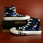 High Top Sneakers Galaxy Nebula Converse All Star Hand Painted Shoes Unique Canvas Sneakers