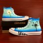 Hand Painted Converse Shoes Dandelion Custom Design High Top Canvas Sneakers Men Women Gifts