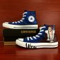 Anime Sneakers Converse Bleach Kurosaki Ichigo Kenpachi Hand Painted Canvas Shoes Unique Gifts