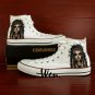 Unique Converse Shoes Candy Skull Girl Hand Painted Shoes White Canvas Sneakers Birthday Gifts