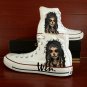 Unique Converse Shoes Candy Skull Girl Hand Painted Shoes White Canvas Sneakers Birthday Gifts