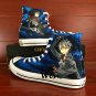 Custom Design Converse SAO Attack On Titan Hand Painted Canvas Shoes High Top Fashion Sneakers