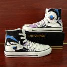 Original Design Cartoon Girl Converse Shoes Hand Painted Canvas Sneakers for Woman Man