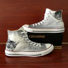 Custom Design Pet Cat Hand Painted Converse Shoes Unisex High Top Canvas Sneakers