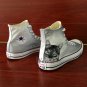 Custom Design Pet Cat Hand Painted Converse Shoes Unisex High Top Canvas Sneakers