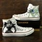 Death Note Design Anime Hand Painted Converse Shoes High Top Man Woman's Canvas Sneakers