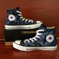 Design Hand Painted Galaxy Stars Canvas Shoes Unisex Original Converse All Star