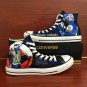 Unisex Converse Design Anime Naruto Hatake Kakashi Hand Painted Canvas Sneakers