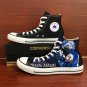 Unisex Converse Design Anime Naruto Hatake Kakashi Hand Painted Canvas Sneakers
