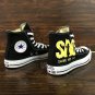 Anime Converse All Star Design Sword Art Online Hand Painted Shoes High Top Canvas Sneakers