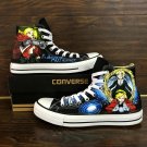 Design Fullmetal Alchemist Anime Converse Shoes White Hand Painted Canvas Sneakers