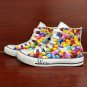 Hand Painted Shoes Colorful Chocolate Beans Custom Design Converse Chuck Taylor Sneakers
