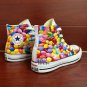 Hand Painted Shoes Colorful Chocolate Beans Custom Design Converse Chuck Taylor Sneakers