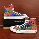 Original Design Converse Custom Colorful Splashed Ink Hand Painted Canvas Shoes