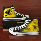 Custom Design Fairy Tail Natsu Anime Converse All Star Hand Painted Canvas Shoes