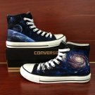Original Galaxy Space Planet Unisex Hand Painted Canvas Shoes Converse All Star