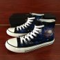 Original Galaxy Space Planet Unisex Hand Painted Canvas Shoes Converse All Star