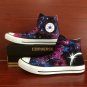 Men Women's Original Design Galaxy Nebular Converse Shoes Hand Painted Canvas Sneakers