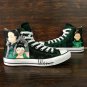 Anime Naruto Shikamaru Custom Design Converse All Star Hand Painted Canvas Sneakers