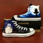 Unisex Anime Converse All Star Design Naruto Uchiha Itach Hand Painted Canvas Shoes