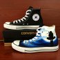 Unisex Anime Converse All Star Design Naruto Uchiha Itach Hand Painted Canvas Shoes