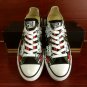 Original Hand Painted Shoes Roses Skull Design Converse Low Top Canvas Sneakers
