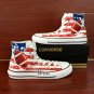 American Football Original Design Hand Painted Shoes Man Woman's Converse All Star