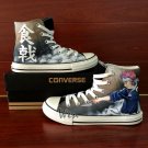 Design Hand Painted Anime Converse Shoes Shokugeki no Soma Canvas Sneakers