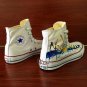 Original Design New York Skyline Hand Painted Shoes Unisex Converse All Star Canvas Sneakers