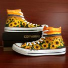 Floral Converse Original Design Sunflower Hand Painted Shoes Man Woman Canvas Sneakers