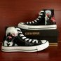 Anime Tokyo Ghouls Hand Painted Converse Shoes Man Woman High Top Canvas Sneakers