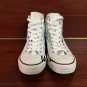 Original Design Water Drops White Converse Shoes High Top Hand Painted Canvas Sneakers