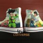 Anime Hand Painted Shoes Hunter X Hunter High Top Converse All Star Canvas Sneakers