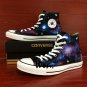 Original Design Galaxy Stars Nebular Converse Shoes Man Woman Hand Painted Canvas Sneakers