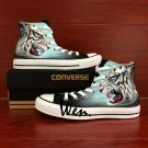 Original Converse All Star Custom Design Leopard Hand Painted Shoes Men Women Canvas Sneakers