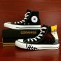 Naruto Uzumaki Naruto Gaara Anime Converse All Star Canvas Sneakers Hand Painted Shoes for Man Woman