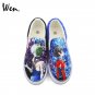 Wen Hand Painted Shoes Anime Kabaneri of the Iron Fortress Men Women's Slip Ons Casual Shoes