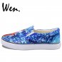 Wen Hand Painted Shoes Anime Kabaneri of the Iron Fortress Men Women's Slip Ons Casual Shoes