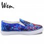 Wen Hand Painted Shoes Anime Kabaneri of the Iron Fortress Men Women's Slip Ons Casual Shoes