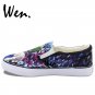 Wen Hand Painted Shoes Anime Kabaneri of the Iron Fortress Men Women's Slip Ons Casual Shoes