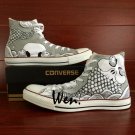 Original Fish Totem Hand Painted Shoes Custom Design Unisex Converse All Star Sneakers