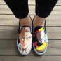 Wen Anime Shoes Hand Painted Slip On Design One Punch Man Men Women Canvas Sneakers