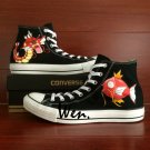 Pokemon Gyarados Magikarp Anime Hand Painted Shoes Design Unisex Converse Sneakers