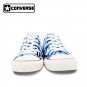 Unisex Hand Painted Shoes Custom Design Navy Camouflage Low Top Converse All Star