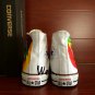 Colorful Rose Original Design Flower Hand Painted Shoes High Top Converse Chuck Taylor