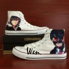 Design Anime Converse All Star Tokyo Ghouls Hand Painted Shoes Unisex Canvas Sneakers